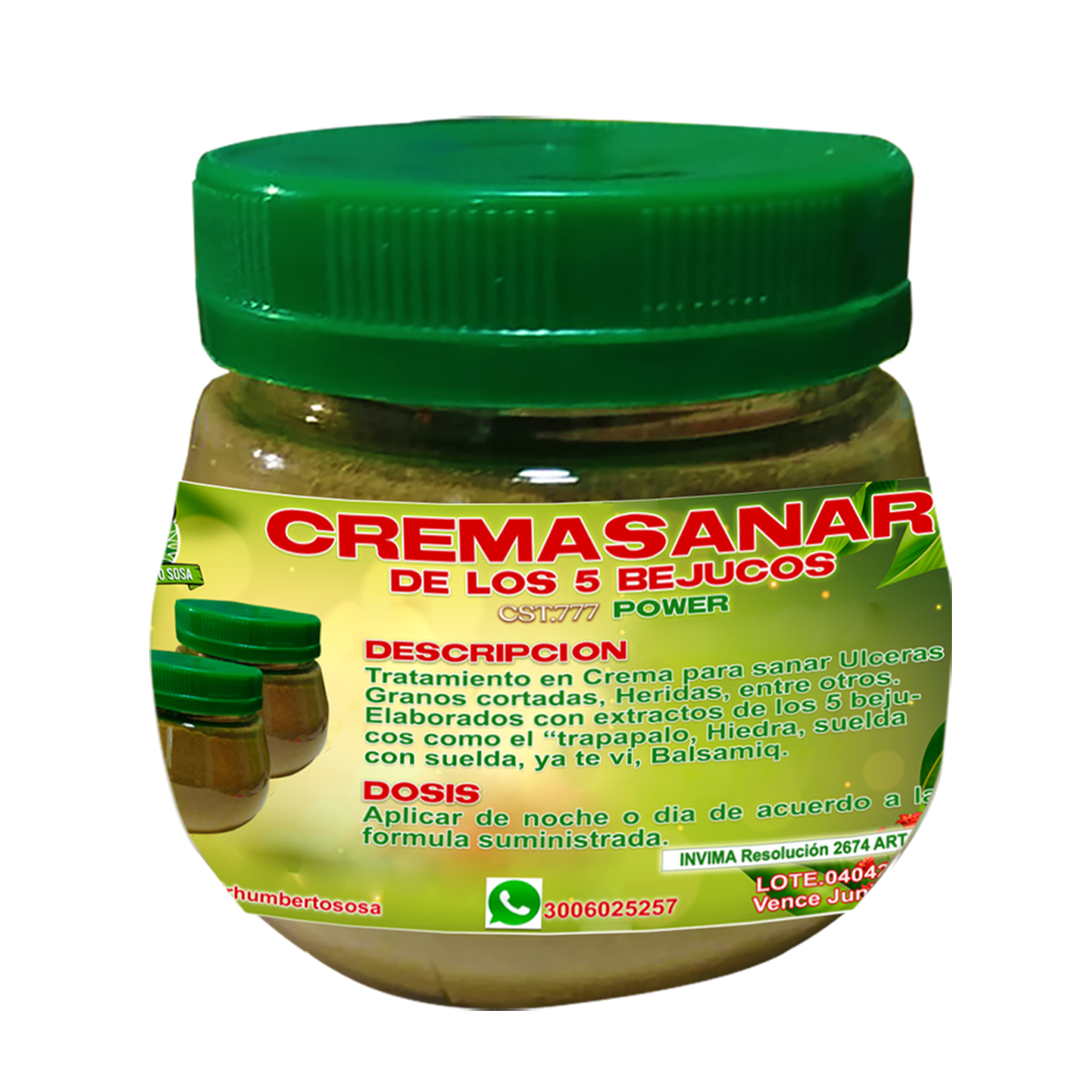 Cremasanar 5 Bejucos